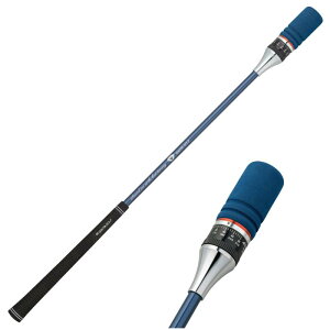 ダイヤゴルフ(DAIYA GOLF) スイング練習機 ゴルフ練習器 ユニセックス ユニフレックス ダイヤスイング527 TR-527 両手 ブルー 屋内 道具 練習用クラブ 練習用バット スイング練習機 ゴルフ棒 しな