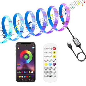 LEKE Cge[v LEDe[vCg e[v F 5M lede[vMagicColoryZT[ F ԐڏƖ 5050SMD 30LED/m ʃe[v ؒf\ 24KRg[[ 5VdUSBRlN^ N