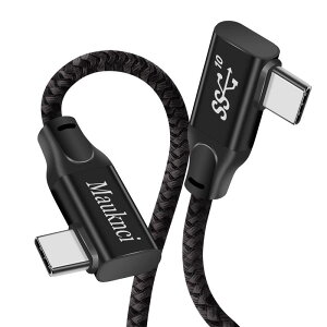 Mauknci Type C to Type C P[u L PDΉ 100W/5A }[d USB3.1 Gen2 ^Cvc P[u E-Mark`bv 80cm