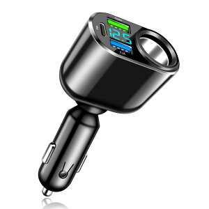 y100W/Super/QC3.0|[gzYUGYUG 1݃\Pbg VK[\Pbg usb VK[\Pbg dv LEDfW^fBXv[  usb ԍڏ[d usb|[g Ή 12V~24V VK[ usb(ubN)