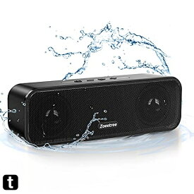 Bluetooth スピーカー ワイヤレススピーカー IPX7防水 ブルートゥーススピーカー 重低音 36時間連続再生 TWS対応 ポータブル Bluetooth5.0 /TFカード/AUX対応/マイク内蔵 USB Type-C充電 アウト