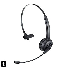 サンワサプライ Bluetoothヘッドセット（片耳オーバーヘッド・単一指向性） MM-BTMH58BK