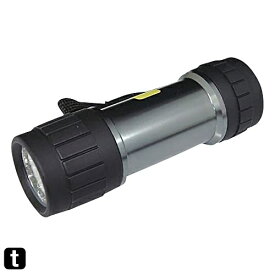 コンテック UV-LED (紫外線LED) 375nm 9灯使用 ブラックライト ハンドライトタイプ PW-UV943H-04 シルバー、ブラック