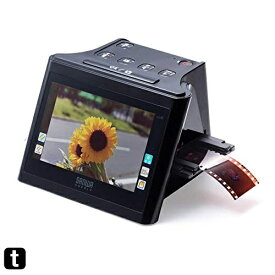 サンワダイレクト フィルムスキャナー 35mm/126/110/スライドフィルム対応 4200dpi ネガ・ポジ対応 HDMI出力 SD保存 5インチモニタ搭載 400-SCN058