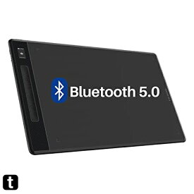 HUION ペンタブレット 板タブ 13.6x8.5インチの広い作業領域 ワイヤレス Bluetooth対応 Windows Mac Android Chromebook Linux HarmonyOSに対応 iPhoneやiPadのIbi