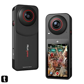 Labpano PilotPano 360度全天球カメラ Vlogカメラ 3.1インチタッチパネル 5.7K アクションカメラ 9軸ジンバル 4Kライブ中継 AI編集 高速WiFi転送 グーグルストリートビュー