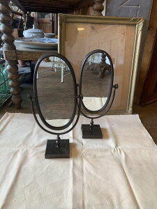 ヨーゼフ・スタンドミラー アンティーク調 インテリア 鏡 卓上鏡 手鏡