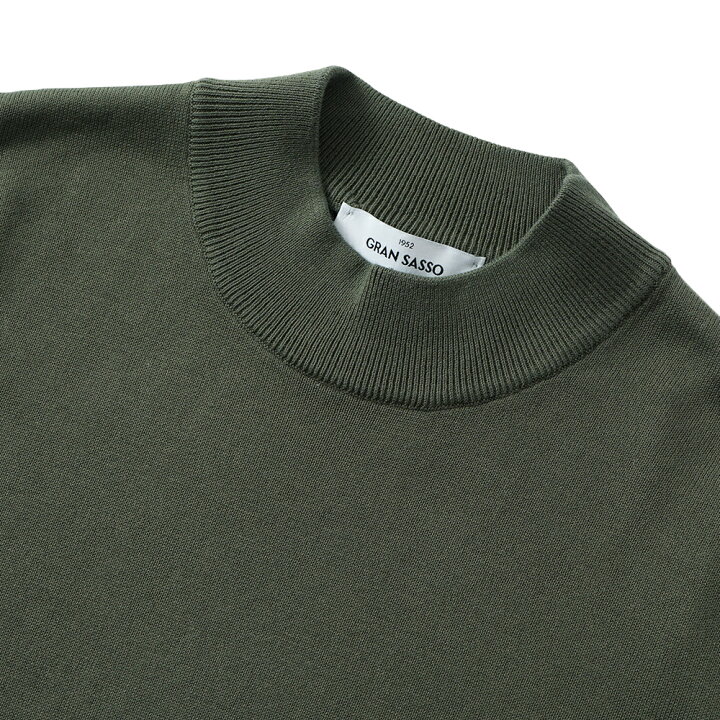 楽天市場】GRAN SASSO グランサッソ ソフトコットン ニット モック 