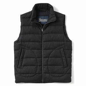 HERNO �w���m LEGEND ���W�F���h LIGHT WOOL FLANNEL �E�[���t�����l�� �_�E���x�X�g PI0026ULE-33503 D.GRAY