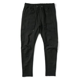 JUNHASHIMOTO ジュンハシモト SLIM JERSEY PANTS -EMBOSS CAMO- カモ柄スリムジャージパンツ 1070000023 BLACK