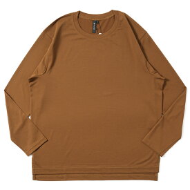 POUTNIK THE URBAN TRAVELER BY TILAK ポートニック ティラック CARAT TEE L/S カラットティー ロングスリーブ TABACCO