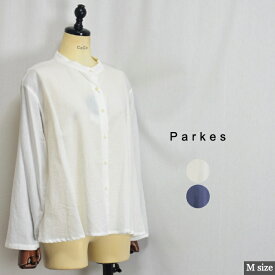 sale parkes パークス PN2531015 バンドカラー フレアーブラウス！日本製 サイズM col1 4 032509710007 col05 93