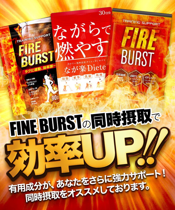 楽天市場 3袋セット ダイエット サプリ 燃焼系サプリ ダイエットサプリ L カルニチン A リポ酸 aa配合 送料無料 Fireburstまとめ買い Duen Shop
