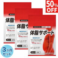 【50%OFF】 3ヶ月(90日分) ダイエットサプリ ダイエット サプリ お腹の脂肪を減らす 体脂サポート 内臓脂…
