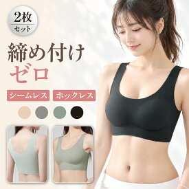 【2枚セット】 ナイトブラ ブラジャー ノンワイヤーブラ シームレスブラ ブラ レディース ノンワイヤーブラジャー シームレス ノンワイヤー 昼夜兼用 脇高 美胸 小胸 脇肉 横流れ防止 ホールド 締め付けない 楽 ストレスフリー 通気性 下着 女性 送料無料 Ms.BONITA