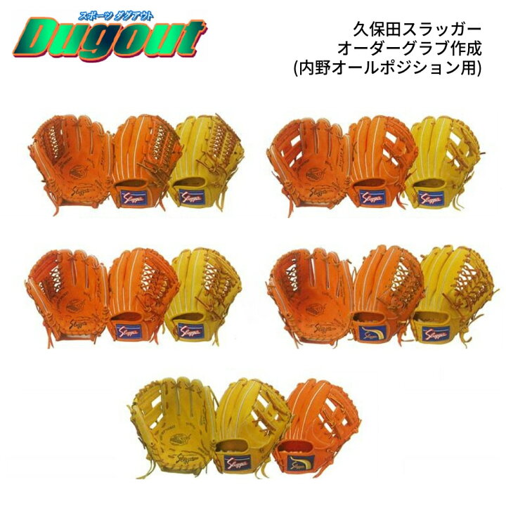 楽天市場】久保田スラッガー軟式グラブ定番オーダー(内野オール 