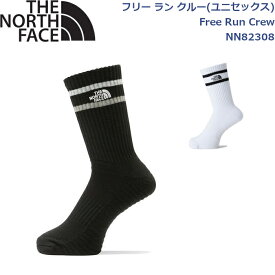 ノースフェイス 靴下 ソックス ユニセックス フリー ラン クルー ライフスタイル アウトドア タウンユース Free Run Crew THE NORTH FACE NN82308