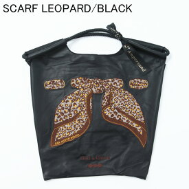 【正規】ボールアンドチェーン ball&chain 新作 バッグ コラボ SCARF LEOPARD レオパード ヒョウ柄 スカーフ ウォッシャブルレザー トートバッグ ショッピングバッグ A4 横入れ 刺繍 軽量 Mサイズ レディース ballandchain Ampersand WL