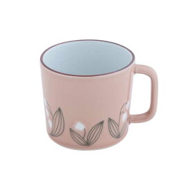【P10倍】【完全売り尽くし】マグカップ 磁器 花 花柄 スズラン たんぽぽ ピンク 緑 グリーン 波佐見焼 韓国風 北欧風 かわいい 女性 カップル おそろい セット プレゼント 誕生日 引っ越し祝いギフト海外インテリア