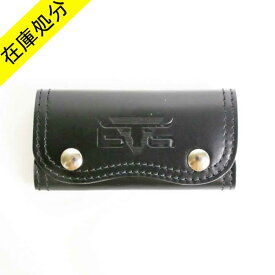 【在庫処分 SALE】本革キーケース Mサイズ Black 牛革 ハンガリー製 ハンガリー産 革 レザー 光沢感 直輸入 ビジネス ハンドメイド blazzek&anni 男のレザー