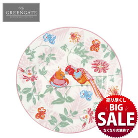 【LINE700円オフ】【在庫限り！売り尽くし SALE】お皿 プレート 花柄 北欧 皿 北欧 ボヘミアン 派手 かわいい おしゃれ パステル カラー 北欧風 韓国 雑貨 食器 プレゼント ギフト 誕生日 引っ越し祝い 磁器 陶磁器 海外 海外雑貨 デンマーク グリーンゲート Fallulah