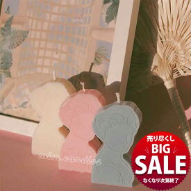 【LINE700円オフ】【在庫限り！売り尽くし SALE】 ハンガリー産 キャンドル シルエット ポートレート パステル ハンドメイド かわいい おしゃれ 韓国 韓国風 雑貨 彫刻 カラフル カラー 手作りキャンドル インテリア 海外 ギフト プレゼント 誕生日 女性 友人