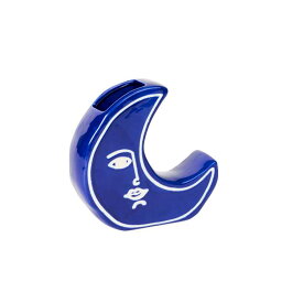 【在庫限り！売り尽くし SALE】花瓶 陶器 2色展開 月 ムーン 太陽 サン 地球 タロット 青 ブルー 黄色 イエロー 一輪挿し ドライフラワー 一輪 ブーケ 北欧 海外 韓国 インテリア 雑貨 女性 花 プレゼント 誕生日 引っ越し祝い 新築祝い