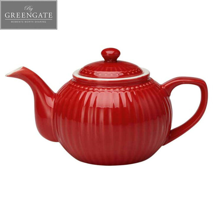 楽天市場】ティーポット レッド 赤 北欧 TeaPot おしゃれ 急須 紅茶 