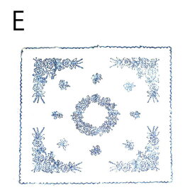 メール便送料無料！90x90cm kalocsa刺繍 DIY 自分で出来る カロチャ刺繍 テーブルセンター ハンガリー カロチャ ハンガリー刺しゅう 刺繍 プリント生地