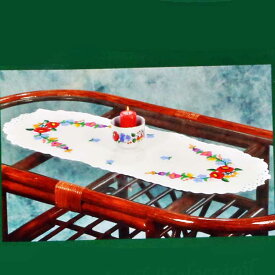 【メール便送料無料！】刺繍セット DIY 自分で出来る テーブルクロス 伝統 ハンガリー カロチャ　ハンガリー刺しゅう　刺繍キット　カロチャ刺繍