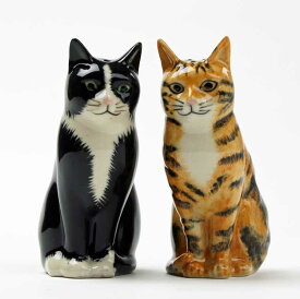 【LINE700円オフ】【在庫限り】Reuben&Sparky S+P 猫の塩コショウ入れ セット Quail Ceramics クエイル 猫雑貨 塩胡椒入れ 雑貨 インテリア 猫 ネコ ねこ おしゃれ おもしろ 海外 北欧 陶器 プレゼント ギフト 誕生日 記念日