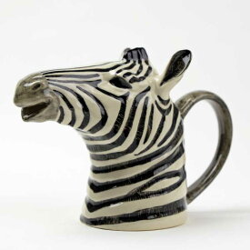 【LINE700円オフ】【在庫限り】 Quail Ceramics クエールセラミックス イギリス製 Zebra Jug シマウマのジャグ グッズ ジャグ 水差し 花瓶 挿し 雑貨 インテリア シマウマ ゼブラ かわいい 置物 海外 北欧 陶器 プレゼント 誕生日 記念日 引っ越し祝いギフト