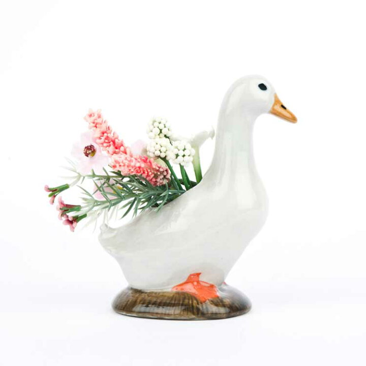 楽天市場】PekinDuckBudVase アヒル 小花入れ 雑貨 グッズ 花瓶 