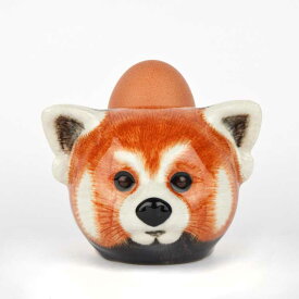 新商品!! エッグスタンド RedPandaFaceEggCup レッサーパンダ エッグカップ イギリス Quail Ceramics クエイル・セラミックス 動物 置物 オブジェ インテリア 北欧 モダン 陶器 ヨーロッパ エッグスタンド ポット ギフト プレゼント 誕生日