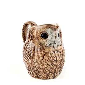 【LINE700円オフ】【在庫限り】TawnyOwlJug モリフクロウ ジャグ Quail Ceramics クエイル 鳥 グッズ ジャグ 水差し 花瓶 一輪挿し 雑貨 インテリア フクロウ 梟 ふくろう おしゃれ おもしろ 置物 海外 北欧 陶器 プレゼント ギフト 誕生日 記念日