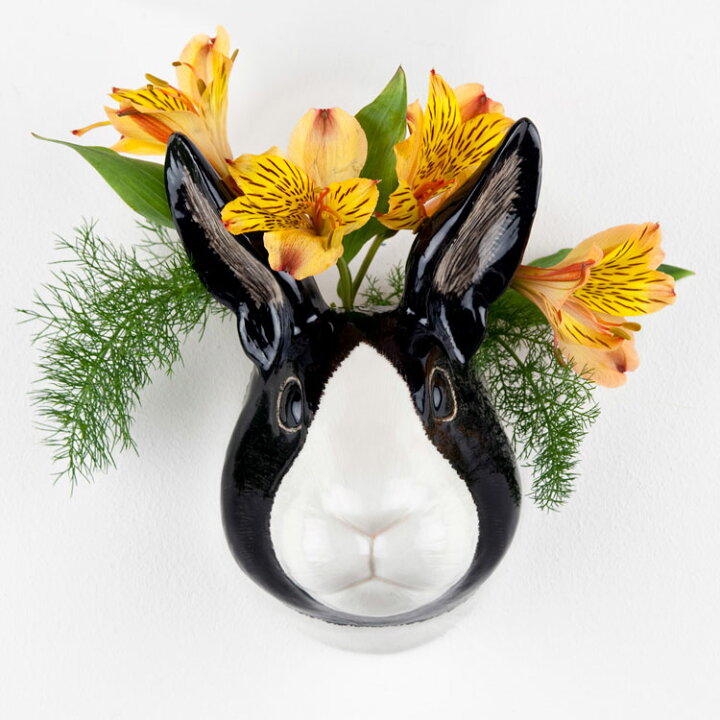 楽天市場】Dutch Rabbit Wall Vase うさぎ 壁掛け Quail Ceramics 動物 