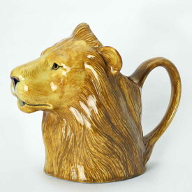 【楽天スーパーSALE限定割引】Lion Jug L ジャグ イギリス Quail Ceramics 動物 置物 オブジェ インテリア 陶器 水差し ライオン アニマル 動物雑貨 北欧雑貨 イギリス サファリ デキャンタ 食卓