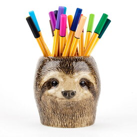 【楽天スーパーSALE限定割引】ナマケモノのペン立て Sloth Pen Pot イギリス Quail Ceramics 動物 置物 オブジェ インテリア アニマル雑貨 動物雑貨 ヨーロッパ雑貨 北欧 モダン 陶器 ヨーロッパ市場向け製品 動物好き ナマケモノ なまけもの