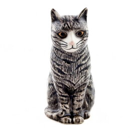 猫のフィギアPatience3" イギリス Quail Ceramics(クウェイル・セラミックス)社製 動物 置物 オブジェ インテリア 北欧 モダン 陶器 ヨーロッパ市場向け製品 ネコ好きさんに トラ猫 三毛猫 サバトラ ハチワレ