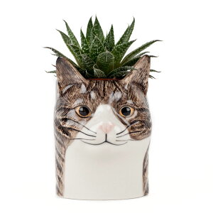 MilliePencilPot 猫のペン立て Quail Ceramics クエイル 猫雑貨 猫グッズ ペン立て 観葉植物 雑貨 オフィス 猫 ネコ ねこ おしゃれ かわいい おもしろ アニマル 海外 輸入 北欧 陶器 プレゼント ギフト 