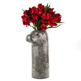 Seal Flower Vase アザラシ 花瓶 おしゃれ かわいい おもしろ 海 一輪挿し 一輪 ドライフラワー ブーケ 動物 ヨーロッパ 北欧 インテリア 雑貨 プレゼント 誕生日 引っ越し祝い 記念日 Quail Ceramics クエイルセラミックス