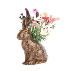 【最大20％OFF★母の日セール】HareBudVase うさぎ 小花入れ 雑貨 グッズ 花瓶 インテリア 一輪挿し ウサギ 兎 おしゃれ おもしろ かわいい 海外 北欧 陶器 置物 プレゼント 誕生日 記念日 Quail Ceramics クエイルセラミックス