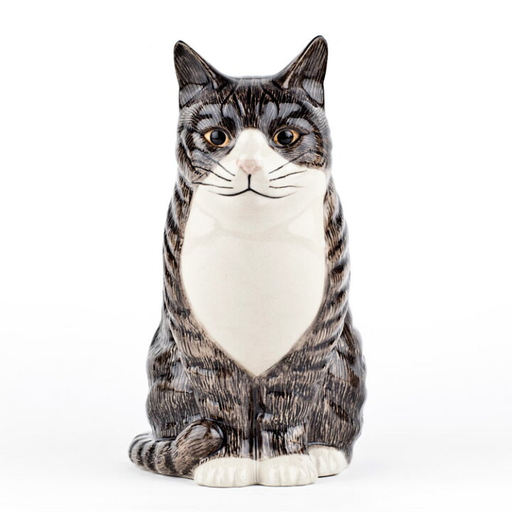 選ぶなら ねこ ギフト グッズ 猫 陶器 フラワーベース インテリア ネコ 黒猫の花瓶 かわいい クエイル プレゼント 雑貨 Lサイズ 海外 猫雑貨 セラミック 一輪挿し 北欧 引っ越し祝い 花瓶 誕生日 Quailceramics おしゃれ 置物 おもしろ Lucky 可愛い L お洒落 イギリス