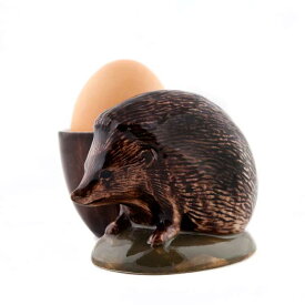 エッグスタンド Hedgehogwith Egg Cup ハリネズミ エッグおしゃれ かわいい おもしろ 動物 ヨーロッパ 北欧 雑貨 キッチン ダイニング インテリア 卓上 プレゼント 引越し祝い 誕生日 Quail Ceramics クエイルセラミックス