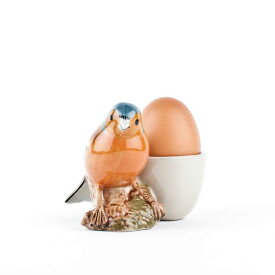 【LINE700円オフ】【在庫限り】エッグスタンド Chaffinch withEggCup ズアオアトリ エッグカップ クエイル 野鳥 鳥 エッグポット 卵 雑貨 ポット 多肉植物 インテリア かわいい おしゃれ おもしろ 置物 海外 北欧 陶器 プレゼント ギフト 誕生日 QuailCeramics
