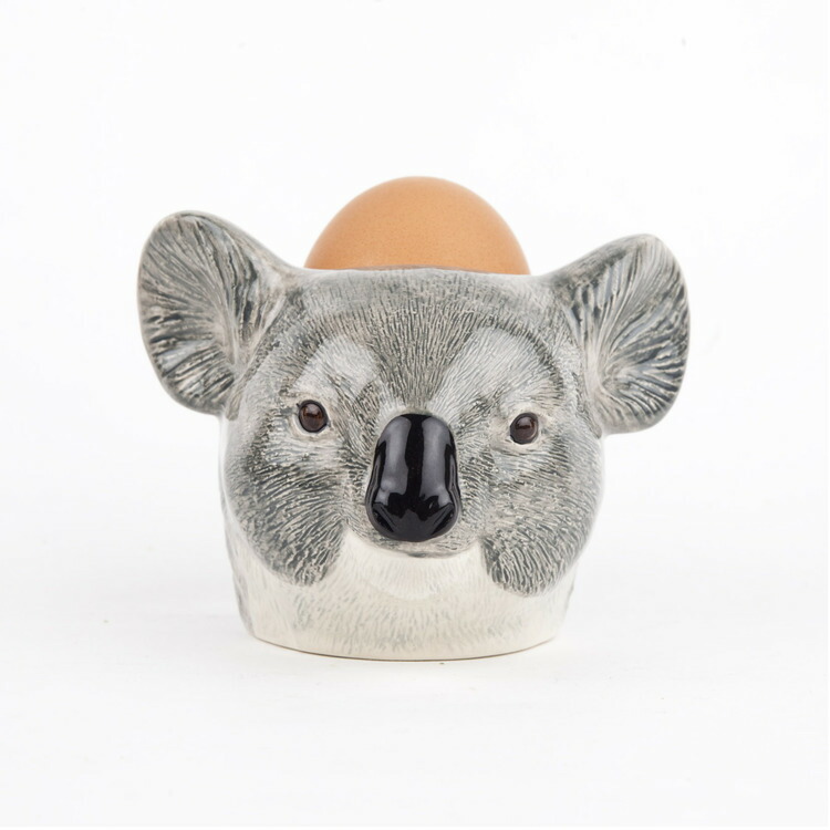 コアラ エッグエッグスタンド フェイス 雑貨 グッズ 陶器 北欧 かわいい おしゃれ おもしろ 卵入れ  ダイニング こあら 動物 海外 オーストラリア プレゼント 誕生日 記念日 引っ越し祝い クエイル Koala QuailCeramics
