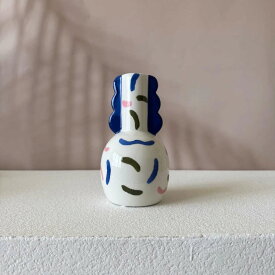 【LINE700円オフ】QUE RICO ケリコ アデリナジョイフルジャンブル ブルー 置物 オブジェ カラフル colorful スペイン 海外雑貨 輸入雑貨 北欧 ヨーロッパ プレゼント 誕生日