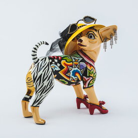 TOMS Drag・チワワ "Frida" M 犬 トムズドラッグ ポップ アート トーマス・ホフマン いぬ わんこ わんこ好き 日本ではレア 置物 オブジェ デコレーション フィギア chihuahua