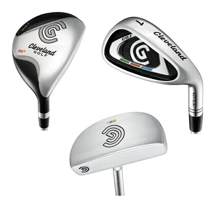 【ダンロップ】Cleveland（クリーブランド）ＧＯＬＦジュニアＳＥＴ３本セットキャディバッグ付【３-６才】