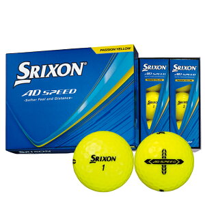 DUNLOP �_�����b�v �S���t�{�[�� SRIXON �X���N�\��AD SPEED �p�b�V�����C�G���[ 1�_�[�X 2026�N���f��